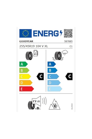 Goodyear 255/45R19 104V XL M+S 3Pmsf Sct Fp Ev Ultragrip Performance+ T0 Kış Lastiği 2025