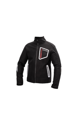 Motofit-emporium Gt Softshell Motorcu Montu Siyah Dar Kesim