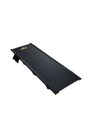 Askeri Kampet Katlanır Kamp Yatağı Demonte Çantalı 120kg Taşıma 2,5kg Siyah