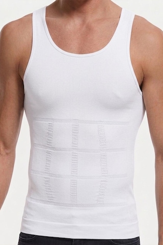 Fit Women Erkek Atlet Korse Bel Göğüs Göbek Dik Duruşa Yardımcı 6050 Beyaz