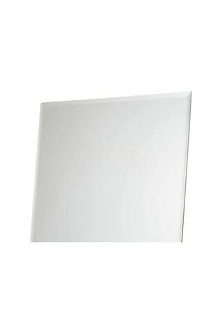 Düz Dikdörtgen Ayna - 400 X 600 Mm - Krom Çerçeve Açık Gold