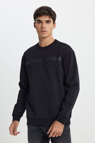 Lee Regular Fit Normal Kesim Bisiklet Yaka Siyah Sweatshirt L242499001 Siyah