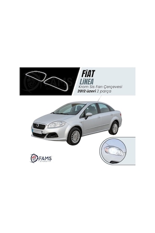 Fiat Linea Krom Sis Farı Çerçevesi 2 Prç. 2012 ve Üzeri P.Çelik