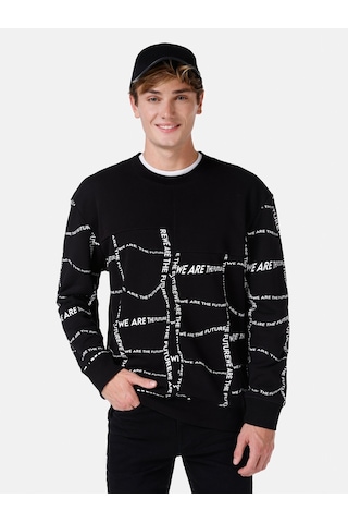 Colin's Colins Siyah Erkek Sweatshirt