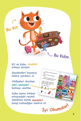 Saklı Nesnelerle İlk Okuma Hikâyeleri Kit ve Kubo 6'lı Set