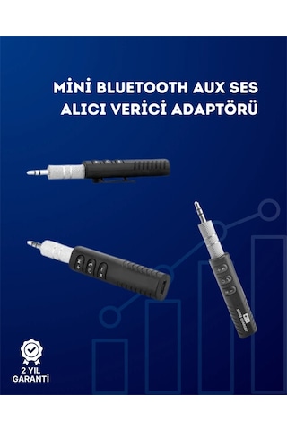 Mey Najmaddin Kablolu Hoparlör Ve Kulaklıklar İçin Bluetooth Adaptör Mini Boy, Klipsli, Taşınabilir Najmaddin