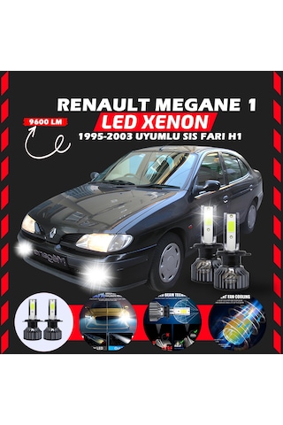 Renault Megane 1 1995-2003 Sis Farı Uyumlu Şimşek Etkilii Led Xenon Pro Series H1