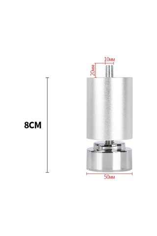 Trendooze Homyl 4x Ayakları, M10 Kırmızı 8cm, Profesyonel Değiştirme Seti Çok Renkli