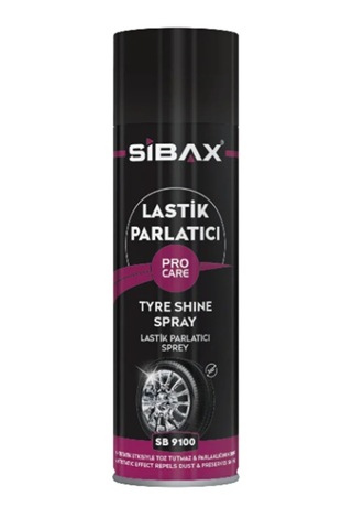 Lastik Parlatıcı Sprey Toz Tutmaz Parlaklığını Korur 500 Ml Kod : Sb9100 1adet