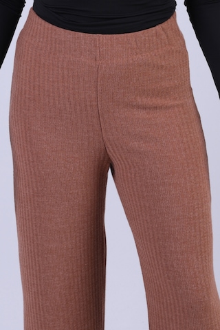 Armonika Kadın Kahve Yumuşak Dokulu Likralı Pantolon Arm-26k001090