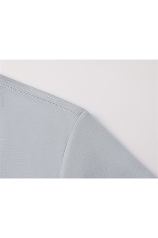 New Performance Premium Basic T-shirt 75.9% Pamuk 24.1% Polyester Demir Grisi