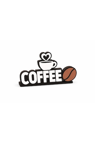 Coffee Masaüstü Dekor Kahve Temalı Masaüstü Dekoratif Obje Kafe Dekoru 0