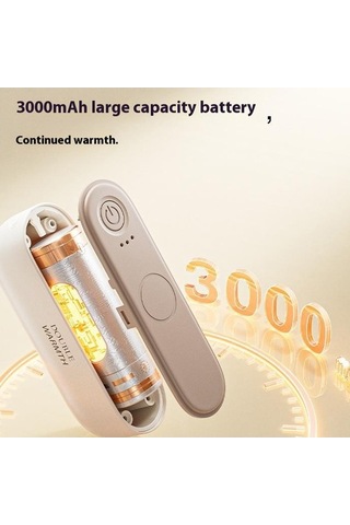 Dm Jf308 2'si 1 Arada Bölünebilir Mini Taşınabilir Kışlık Elektrikli El Isıtıcı Power Bank - Yeşil