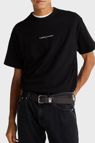 Tommy Jeans Erkek T Shirt Dm0dm21110 Bds Siyah SIYAH Siyah