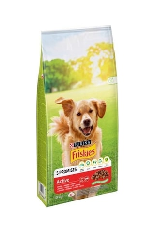 Purina Friskies Active Duot Etli Yetişkin Köpek Maması 10 KG