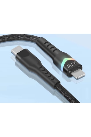 Nr8 iPhone Uyumlu Lightning Kablo 27w Pd Type-c Quick Charge Hızl