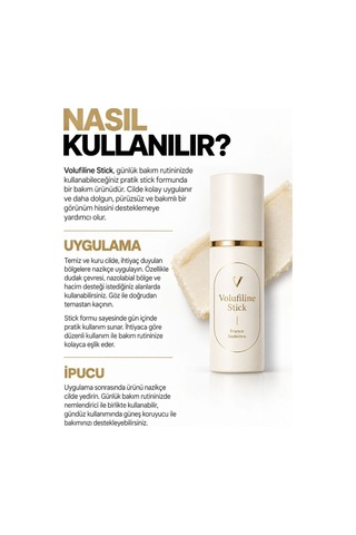 Korea Volufiline Stick 9g Dolgunlaştırıcı Anti-aging Stick Volufiline + Peptit + Kollajen