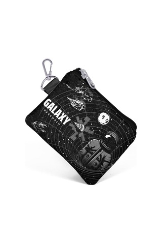 Coral High Siyah Galaxy Desenli Bozuk Para Çantası 21913 Gri - Antrasit