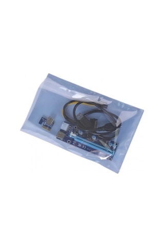 Antistatik Poşet 24x35cm 100 Adet Şeffaf Esd Metalize Torba Su Toz Geçirmez Elektronik Devre Pcb Ana