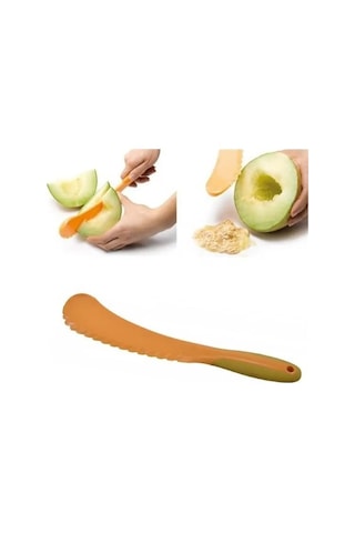 Buffer Pratik Kolay Kavun Kesme Çekirdek Ayıklama Bıçağı Plastik Aparat Çok Renkli