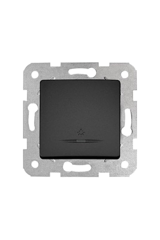 Linnera Life Gece Siyahı Işıklı Light Çabuk Bağlantı Mekanizma Ve Düğme