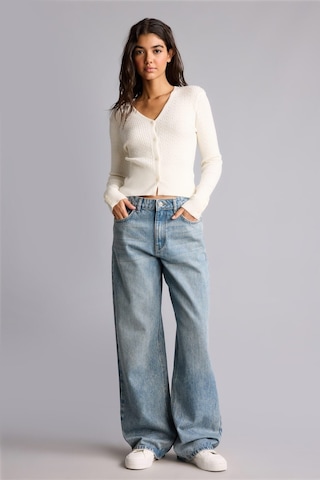 Defacto Yüksek Bel 90s Wide Leg Jean Pantolon H6947ax26aunm39 Mavi-nm39