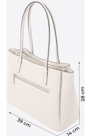 Guess Anise Kadın Tote Çanta-pd991623 Ekru