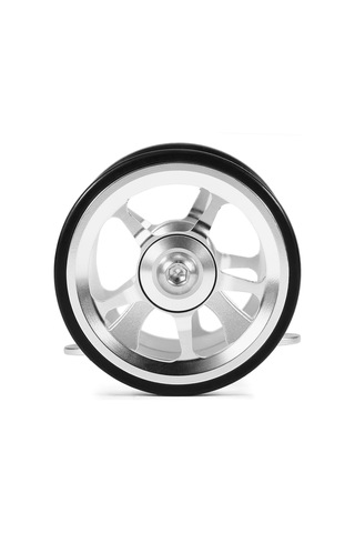 Lixada Alüminyum Alaşımlı Bisiklet Çift Makaralı Arka Tekerlekler Brompton Katlanır Bisiklet Arka İçin Yedek Siyah