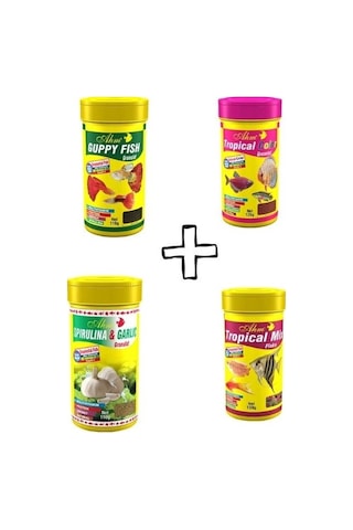 Ahm Lepistes İçin Özel Yem Seti 100 Ml X 4 Adet Ahm Lepistes İçin Özel Yem Seti 100 Ml X 4 Adet