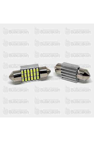Niken Led Sofit Ampul Set 12V 18 Led’Li 31Mm – Beyaz Işık