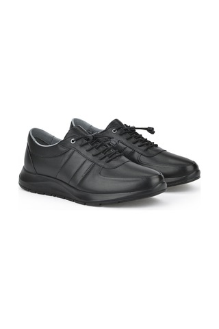 Ziya, Erkek Hakiki Deri Sneaker 1511037zs08 Siyah 1311013 S08 000 Siyah