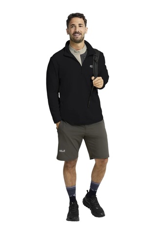 Jack Wolfskın Jack Wolfskin Taunus 100 Hz Erkek Polar 6000 Siyah