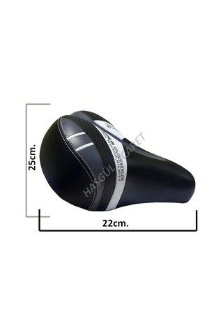 Hsgl Sl28 Spacial Full Yumuşak Konforlu Bisiklet Selesi Siyah-Gri