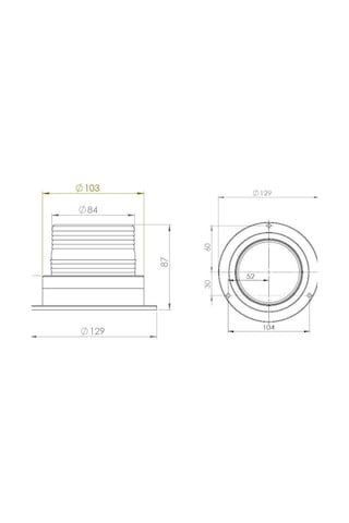 Ledli Çakar Lamba 12V/24V Sarı