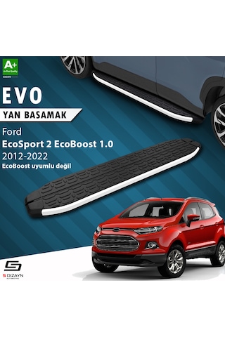 S-dizayn Ford Ecosport 2 Evo Aluminyum Yan Basamak 173 Cm 2012 Üzeri