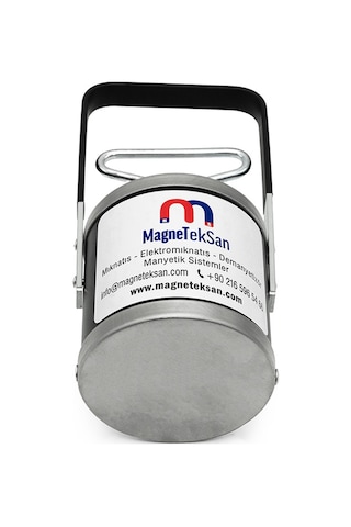 Ferrit Çek Bırak Tip El Mıknatısı 25lbs 11 Kg Portatif Metal Toplama Aparatı Isg Uyumlu Metal Atık Toplama Mıknatısı