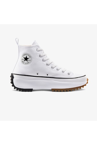 Converse Run Star Hike Platform Unisex Beyaz Sneaker Düz 166799c Beyaz