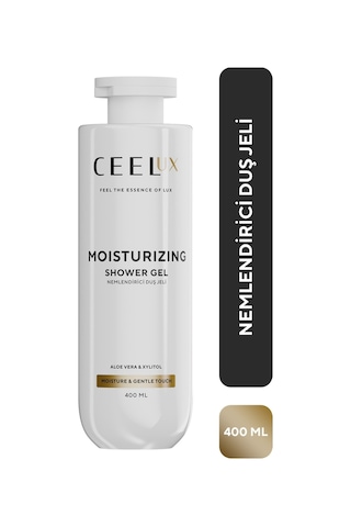 Ceelux Nemlendirici ve Besleyici Etkili Duş Bakım Jeli Xylitol ve Aloe Vera Özlü 400 ml