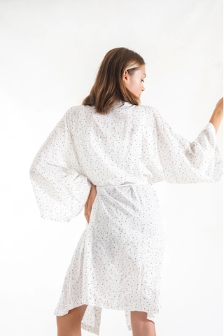 Efw Moda Jenny Beyaz Kadın Kimono Çok Renkli