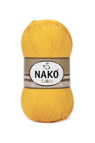 Calico- 04285 Sarı- 5'li Paket - 100gr/240m - El Örgü İpi - Amigurimi-hırka- Kazak- Şal-bebek İpi