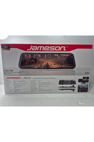 Jameson Dikiz Aynası Monitör - Jameson Jsd-96 - Araç Ön Arka Kamera Kayıt , Park Kameralı Full Hd Ka