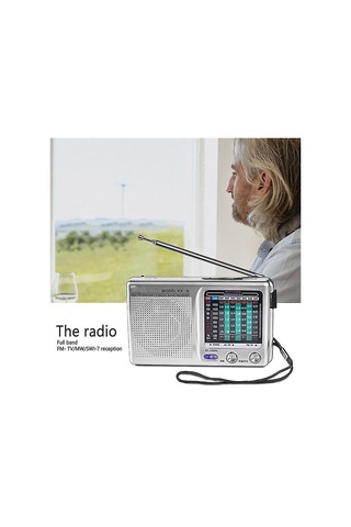 Am/fm/sw Portable Radio Operated Compatible With Indoor, Outdoor & Emergency Use Radio With Speaker