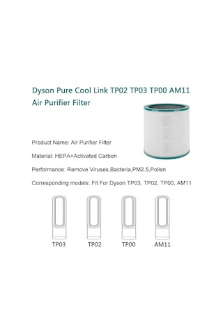 İamoy Hepa Filtre Değiştirme Dyson Pure Cool Link Tp02 Tp03 Tp00 Am11 Bp01 Hava Temizleyici İle Uyumlu Diğer