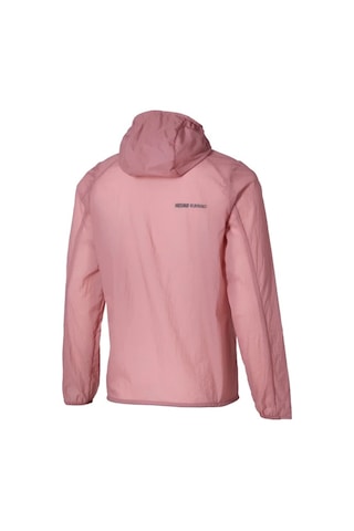 Mizuno Tech Light Hodded Jacket Kadın Yağmurluk Pembe Çok Renkli