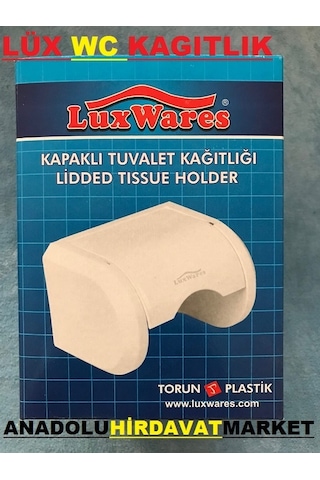 Lüxwares Wc Kağıtlık Kapaklı Plastik Wc Kağıtlığı