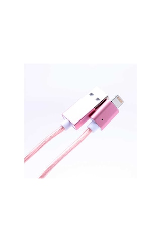 Metal Manyetic Uçlu Lightning Usb Kablo