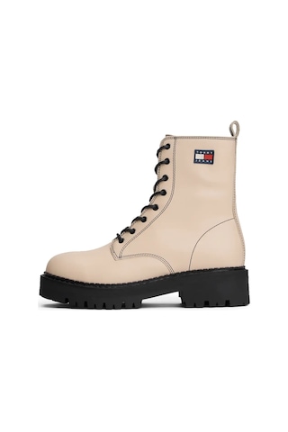 Tommy Hilfiger Tjw Urban Lace Up Bo Bej Kadın Bot