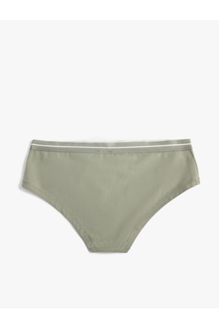 Koton Hipster Külot Slogan Baskılı Basic Pamuklu Yeşil 4wlk30102mk Yeşil