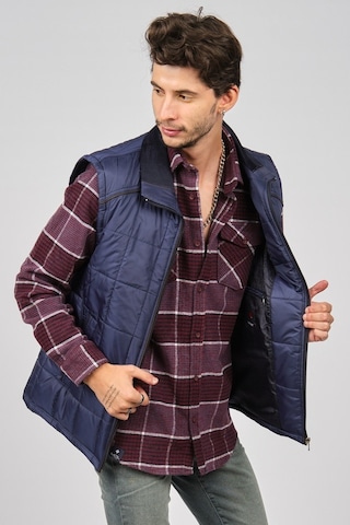 Lucas Erkek Cep Detaylı Yelek 265832 Açık Lacivert Açık Lacivert