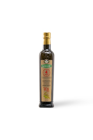 Erken Hasat Filtre Edilmiş Soğuk Sıkım Natürel Sızma Zeytinyağı 0.3 Asit 500 Ml